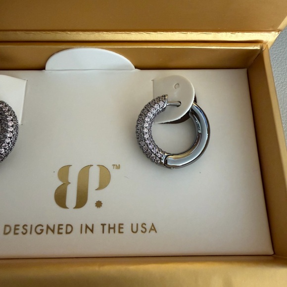 ✨ Bomb Party Spring 2025 Charming Hoops | Refuse To Fail | Reversible Rose CZ - Picture 3 of 3